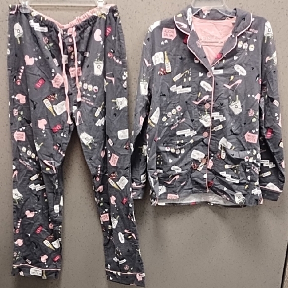 P J Salvage winter pajama set size XL - Picture 1 of 10